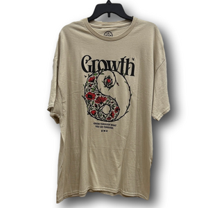 Yin Yang & Flowers "Growth" Graphic T-Shirt - Size XXL - NWT